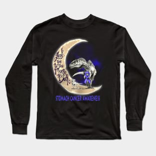 stomach cancer dinosaur love you to the moon Long Sleeve T-Shirt